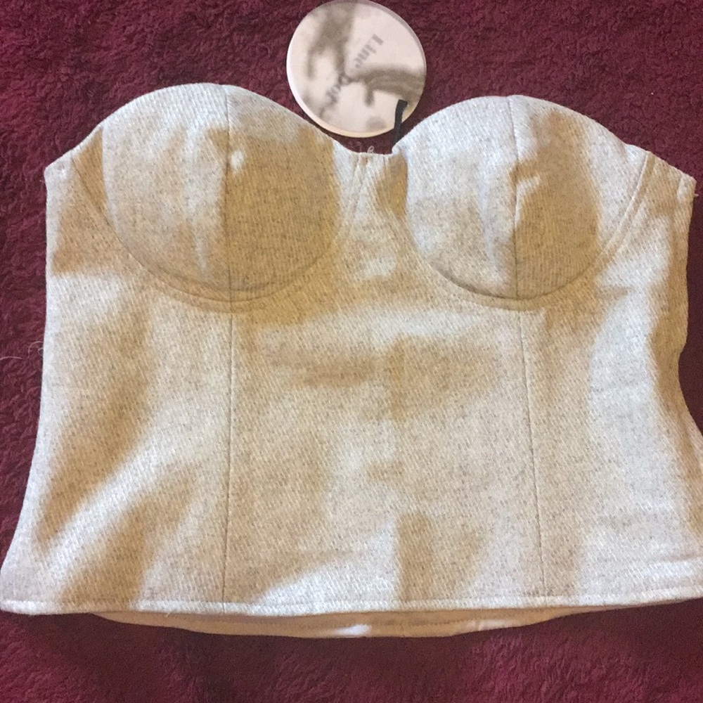 Line+Dot Tube Top - Picture 2 of 8